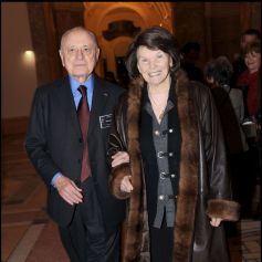 Pierre Berge et Danielle Mitterrand