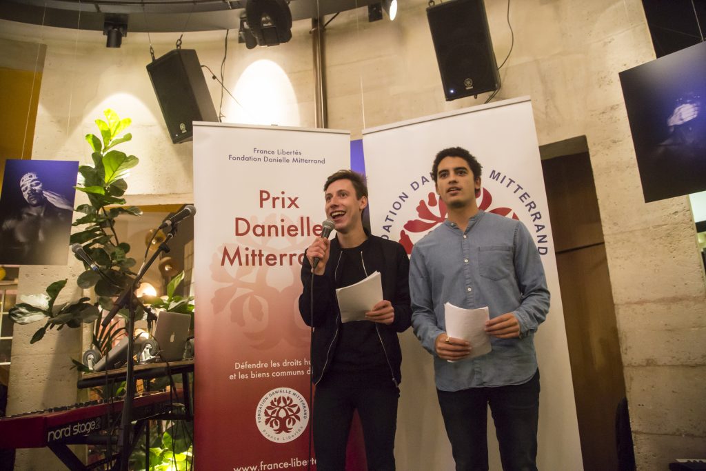 18112017. Paris. Remise du prix Danielle Mitterrand et Festival des solidarités 2017.
